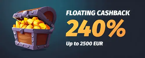 Winshark floating cashback bonus